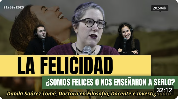 Captura de pantalla 2026-09-25 a la(s) 6.52.13 p. m. Danila Suárez Tomé en entrevista para el programa Día Osvaldo del canal 2050 stream hablando sobre feminismo y neoliberalismo.